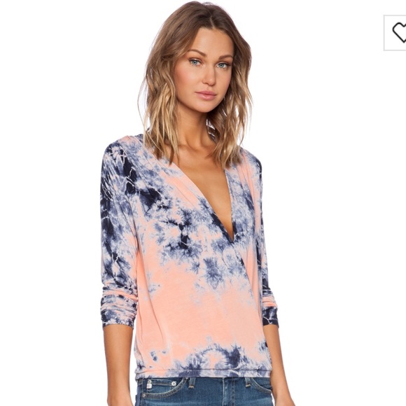 Young Fabulous & Broke Crossover Tie-dye Top - Picture 2 of 6